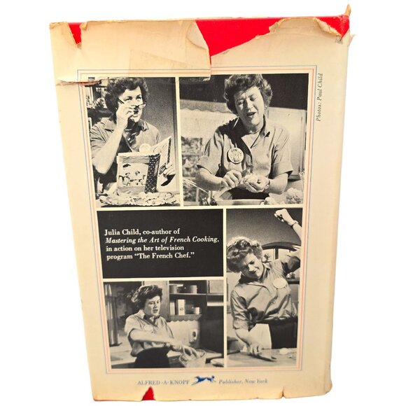 French Chef Cookbook By Julia Child 1968 1st Edition 2nd Printing Dust Jacket - Picture 2 of 16